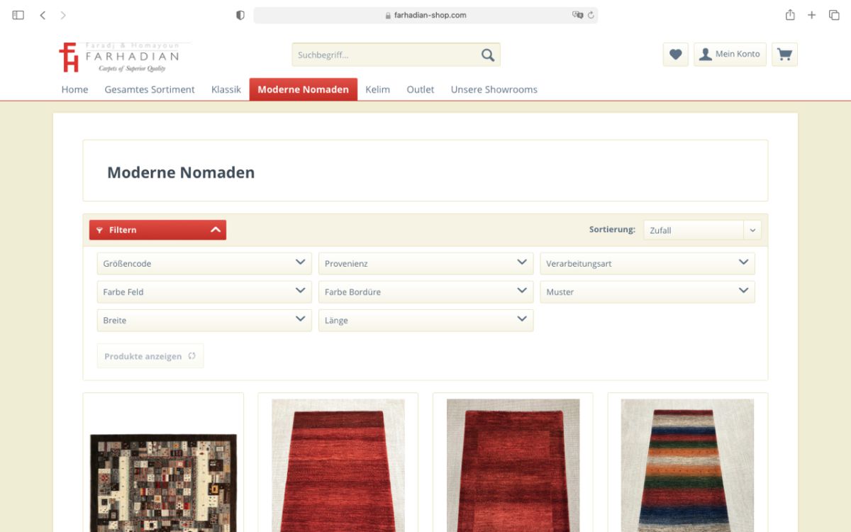 Neuer B2B-Webshop