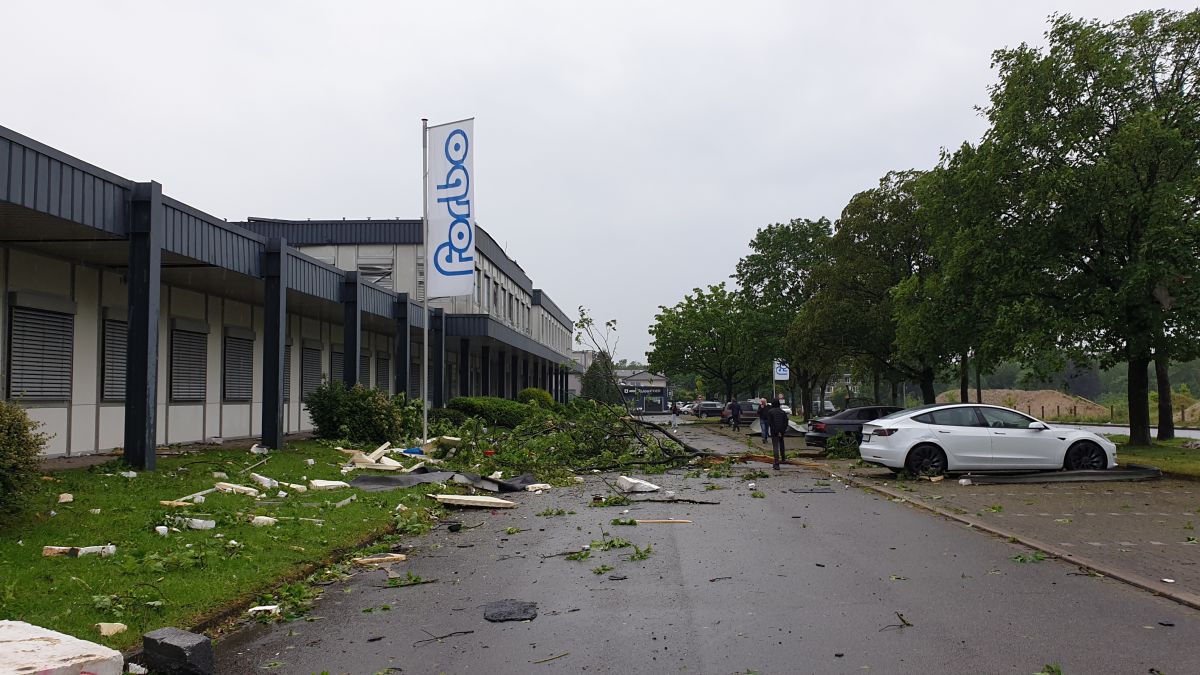 Tornado beschädigt Standort Paderborn