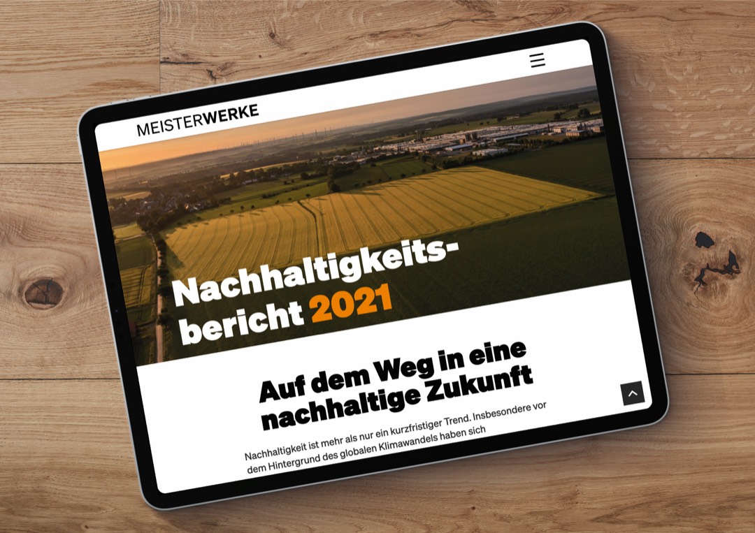 Erster Nachhaltigkeitsbericht ist online