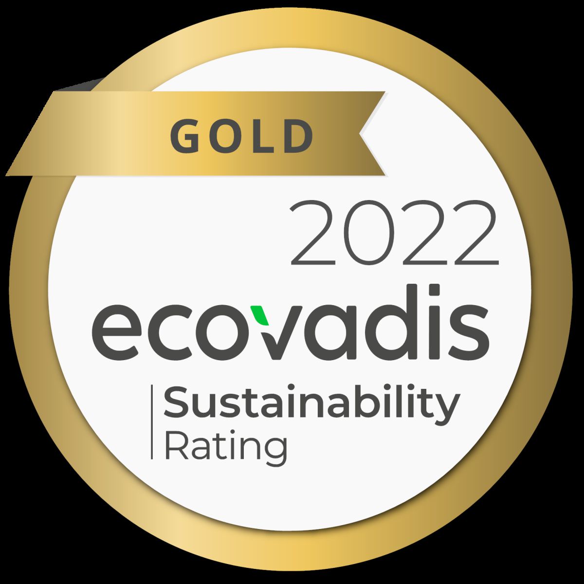 Von Ecovadis mit Goldmedaille ausgezeichnet