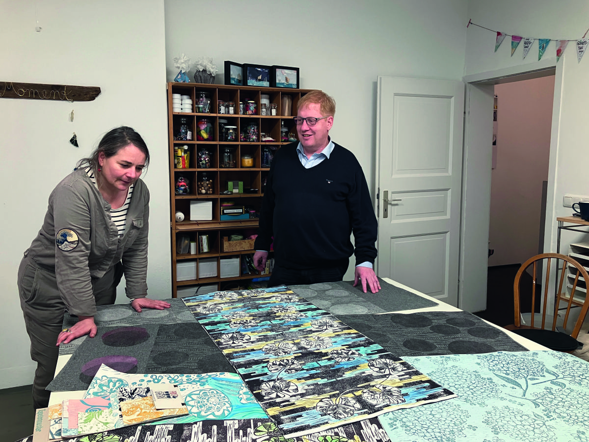 Malermeister meldet Patent auf Wolltapete an