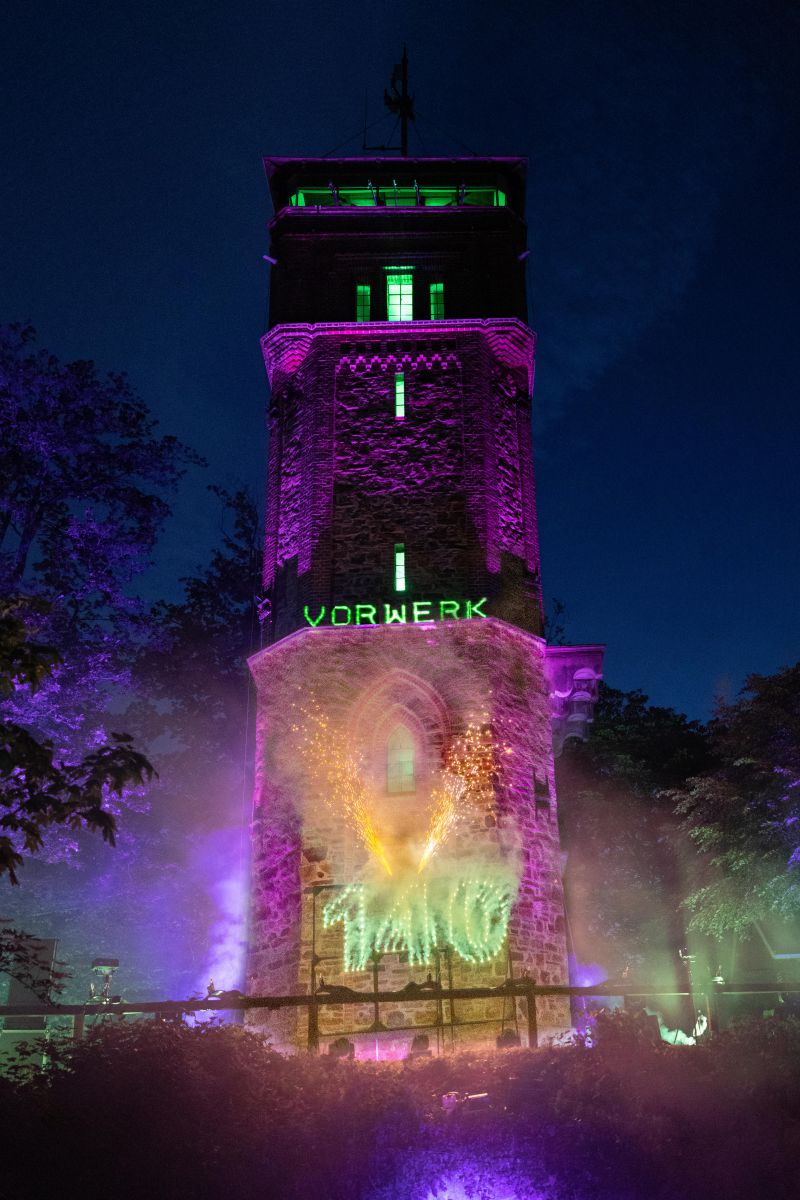 Fest mit großem Feuerwerk