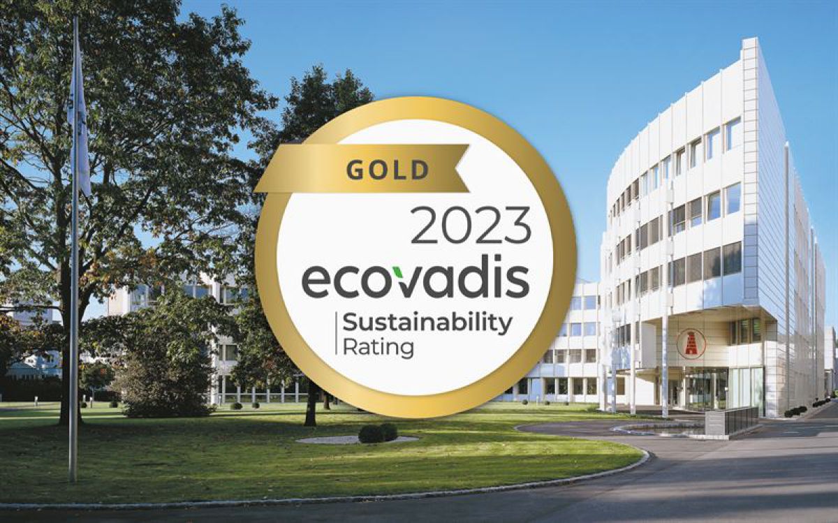 Ecovadis vergibt erneut Gold-Status