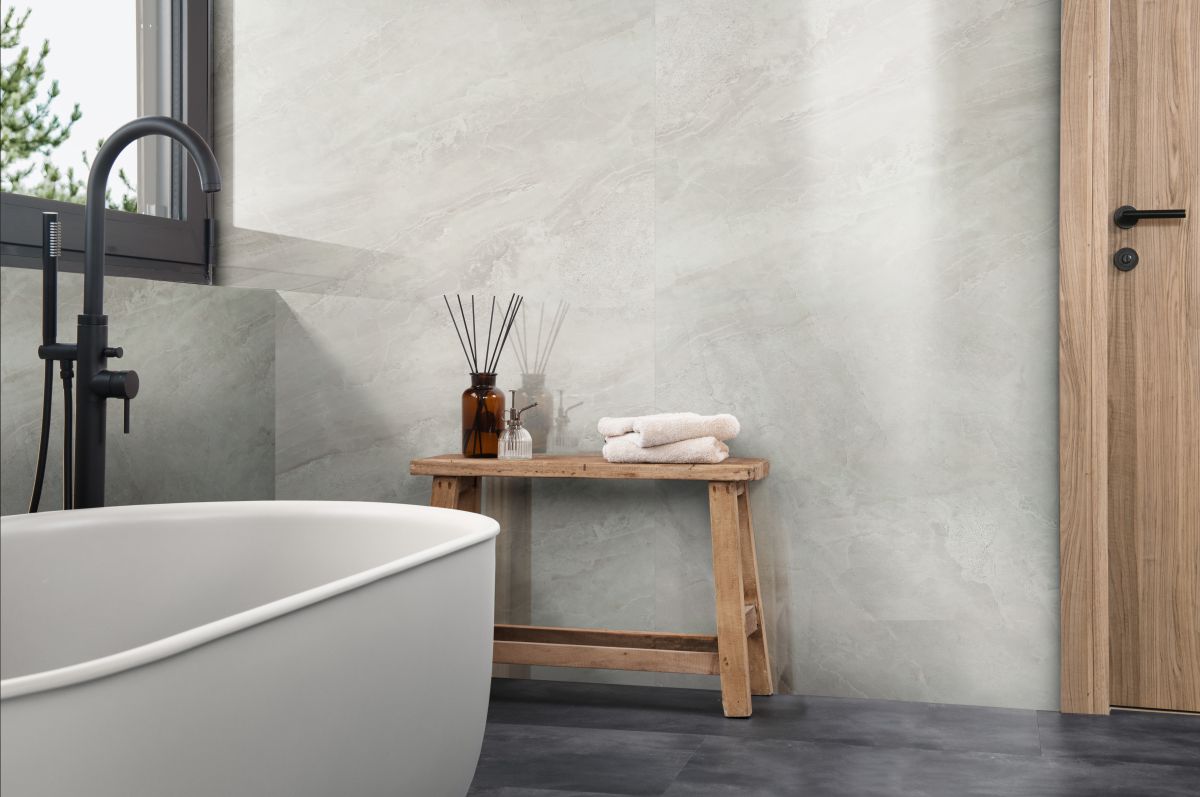 Moderne Badezimmerwände im Handumdrehen