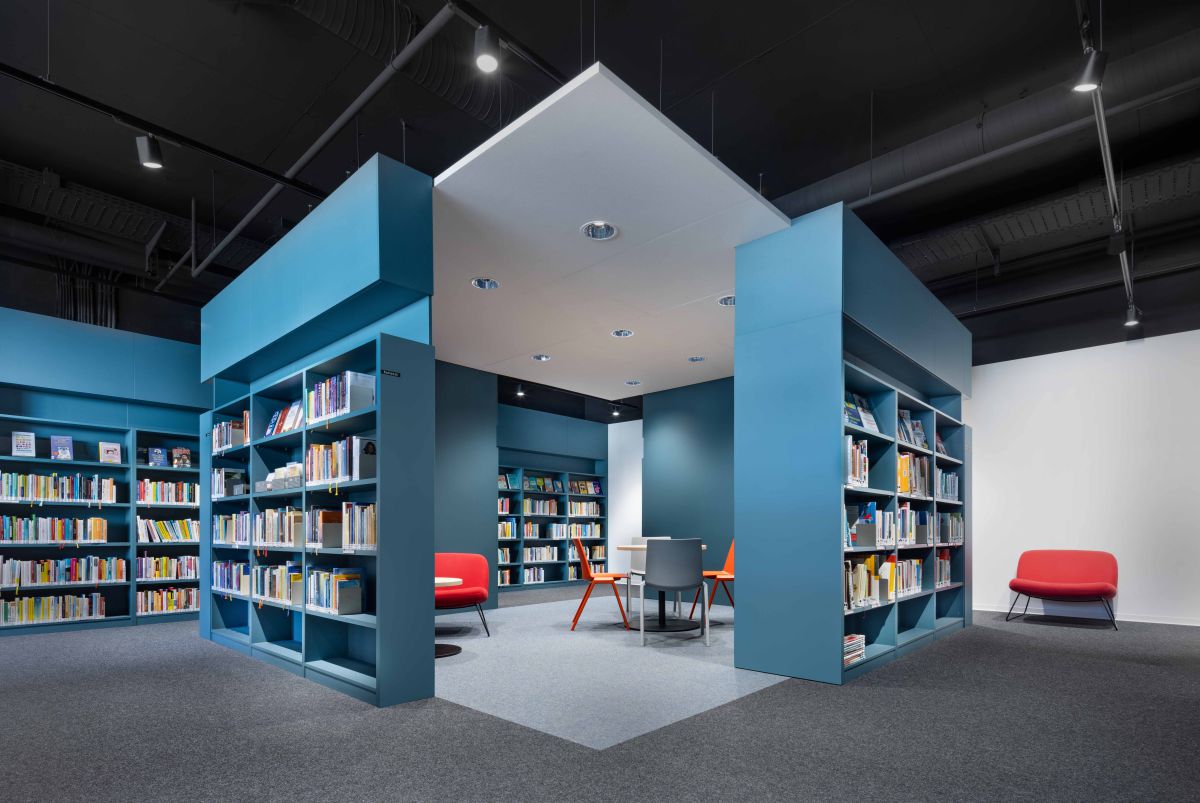 Schallschlucker Nadelvlies in der Stadtbibliothek 