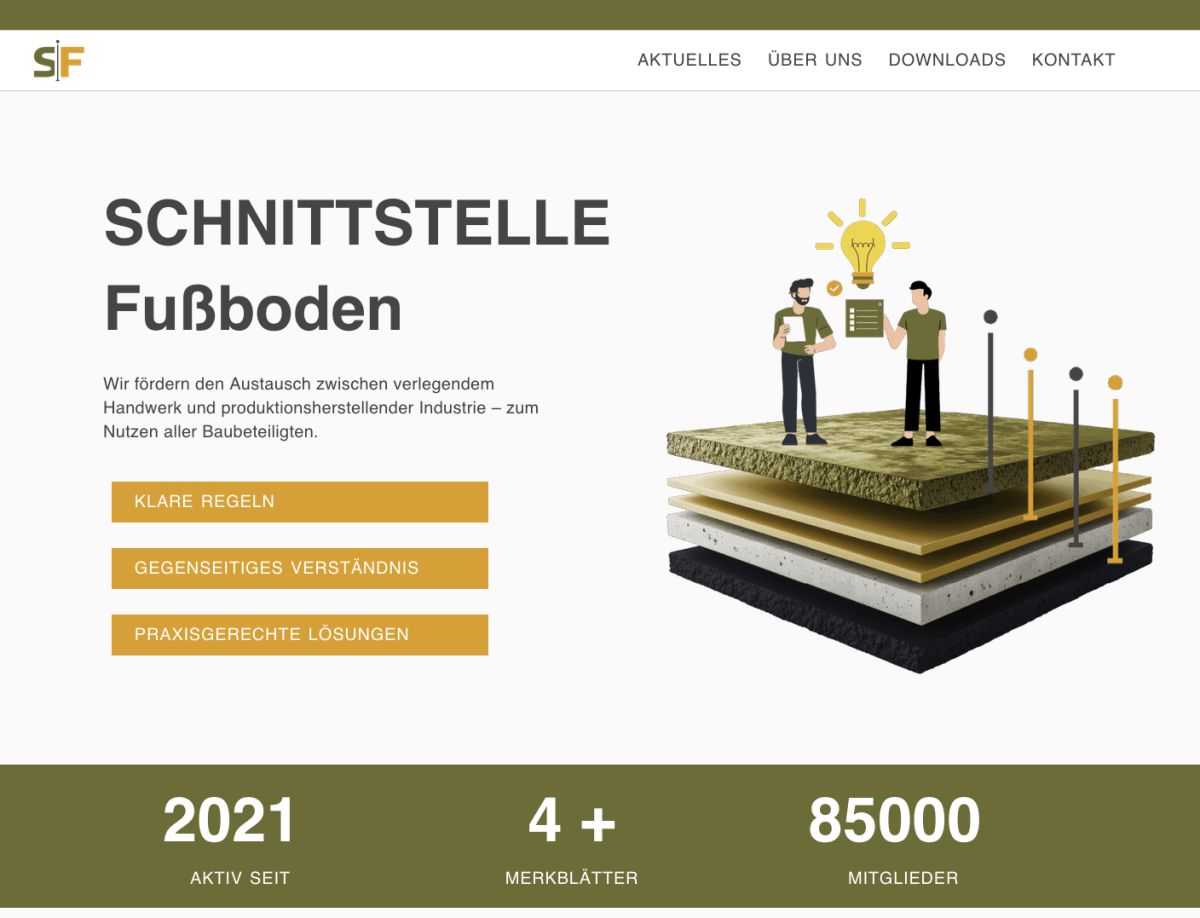 Schnittstelle Fußboden bringt Handwerk und Industrie zusammen