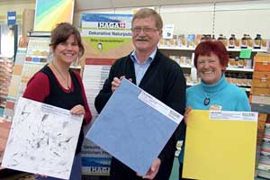 Kerstin Volkenant, Werner Volkenant und Christiane Bocksberger-Volkenant.