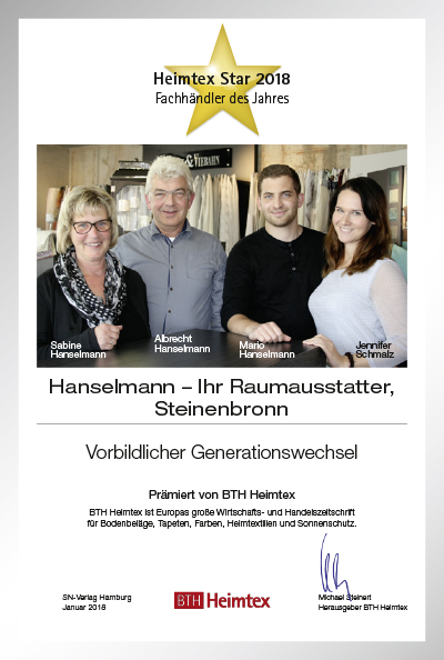 Hanselmann – Ihr Raumausstatter