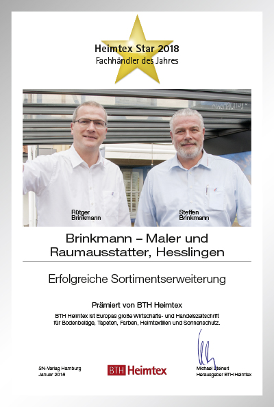 Brinkmann – Maler und Raumausstatter