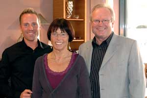 Josefine und Horst Seeberger mit Sohn Sven.