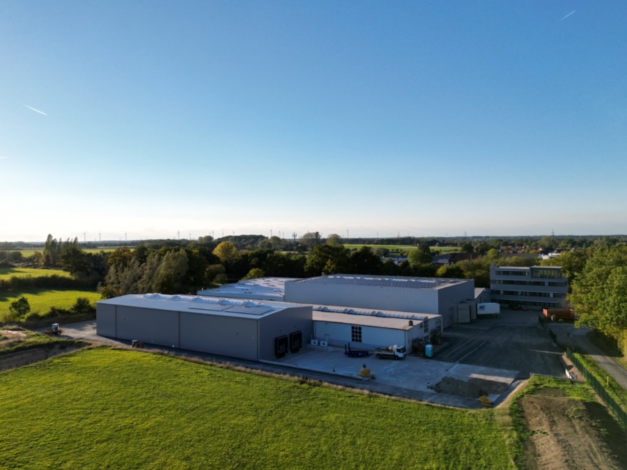 Herotec stellt Hallenerweiterung fertig Herotec stellt Hallenerweiterung fertig