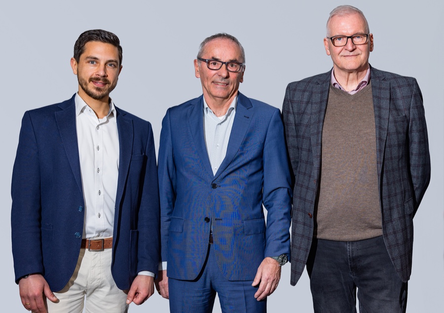 Ronny Schuster, Heiko Werf, Thomas Ehlebracht Sakret und Diessner mit neuer Geschäftsführung