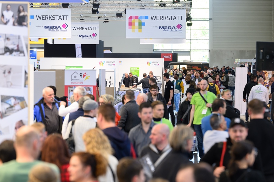 34.000 Besucher auf der Farbe, Ausbau & Fassade