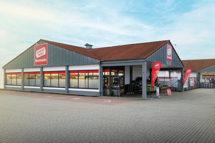 Die Sonderpreis Baumärkte konzentrieren sich auf den Osten Deutschlands. Sonderpreis Baumarkt tritt BHB bei