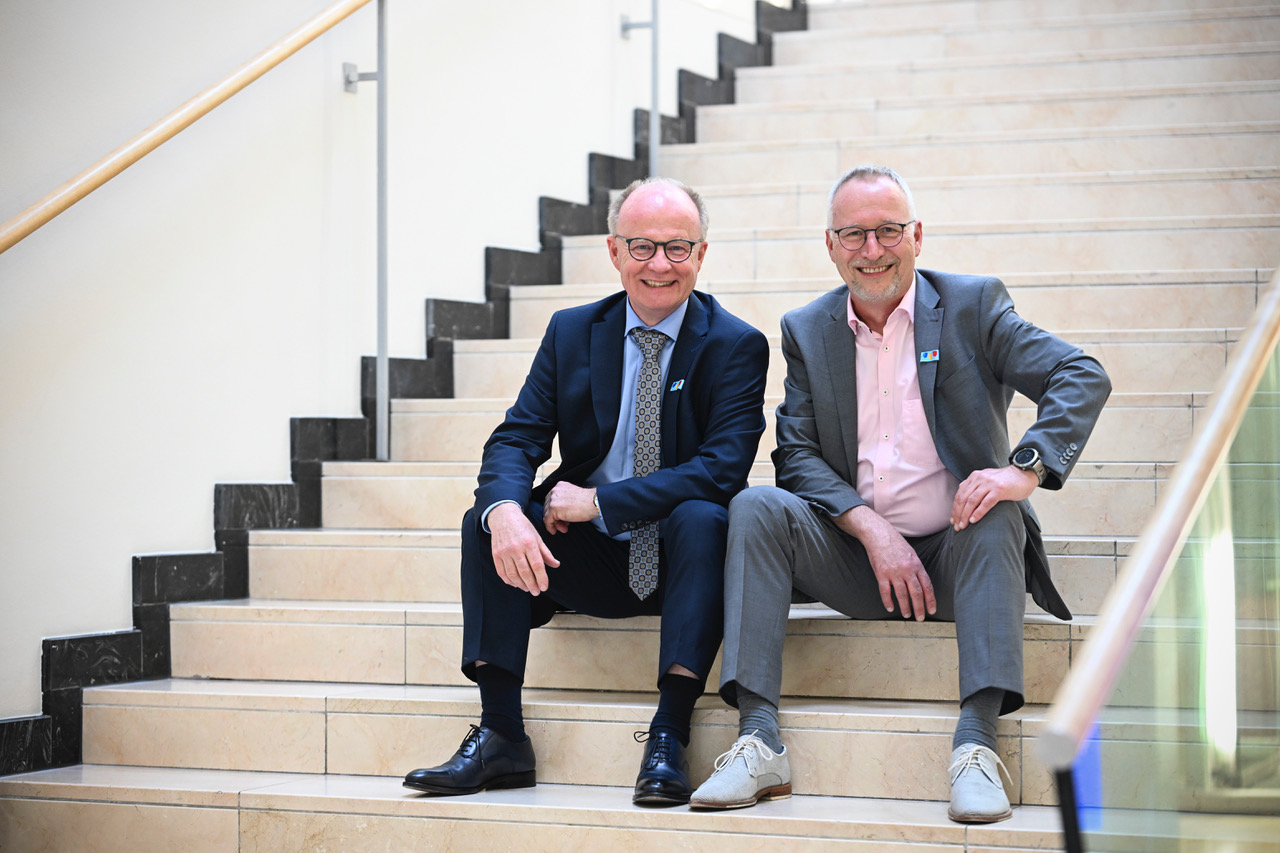 Führen den Landesinnungsverband Nordrhein-Westfalen: Jörg Schmitz und Peter Schuchart. Malerverbände in Nordrhein-Westfalen neu aufgestellt