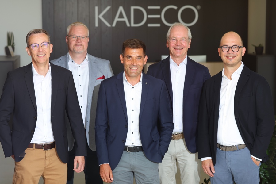 Das Vertriebsteam von Kadeco: Claus Hermjohannes, Axel Christian Böhner, Oliver Kunz, Ralf Rosemuck und Ulf Kattelmann. Kadeco: Rosemuck scheidet aus, Kattelmann übernimmt Gesamtvertriebsleitung