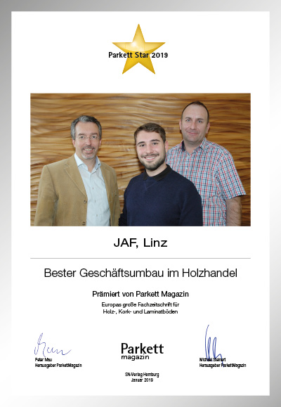 J. u. A. Frischeis Linz GesmbH-Bettenfachhändler Urkunde J. u. A. Frischeis Linz GesmbH