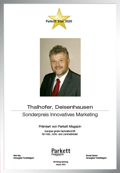 Thalhofer Holzzentren GmbH & Co. KG-Bettenfachhändler Urkunde Thalhofer Holzzentren GmbH & Co. KG