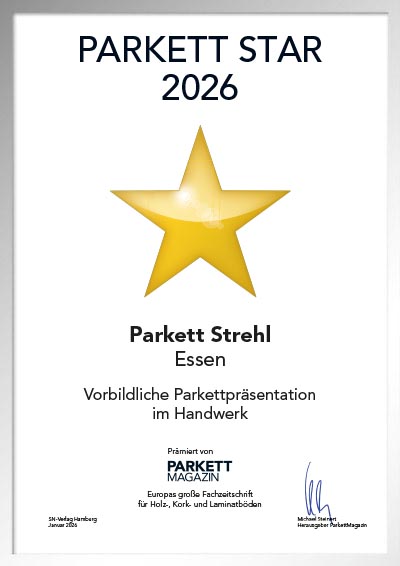Parkett Strehl GmbH - Urkunde Parkett Strehl GmbH